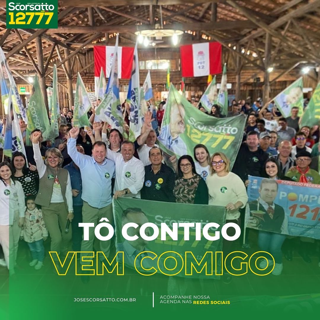 JoseScorsatto's tweet photo. Faltam 13 dias para confirmar 1️⃣2️⃣7️⃣7️⃣7️⃣✅ 
Seguimos juntos, cada dia mais próximos da vitória. Com o teu apoio, faremos a representação que nossos municípios merecem, em todos os momentos, das lutas do dia a dia às alegrias que as conquistas irão proporcionar. 💚 https://t.co/U5dP6KDiUQ