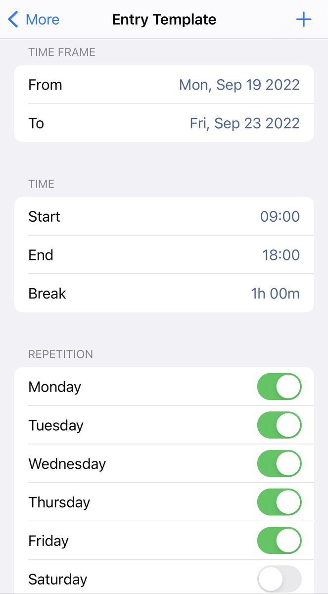 atWorkApps's tweet photo. Do you want to create entries in bulk? No problem! Use our new free feature called „Entry Template“ and save your time. https://t.co/HhVEjTekwo