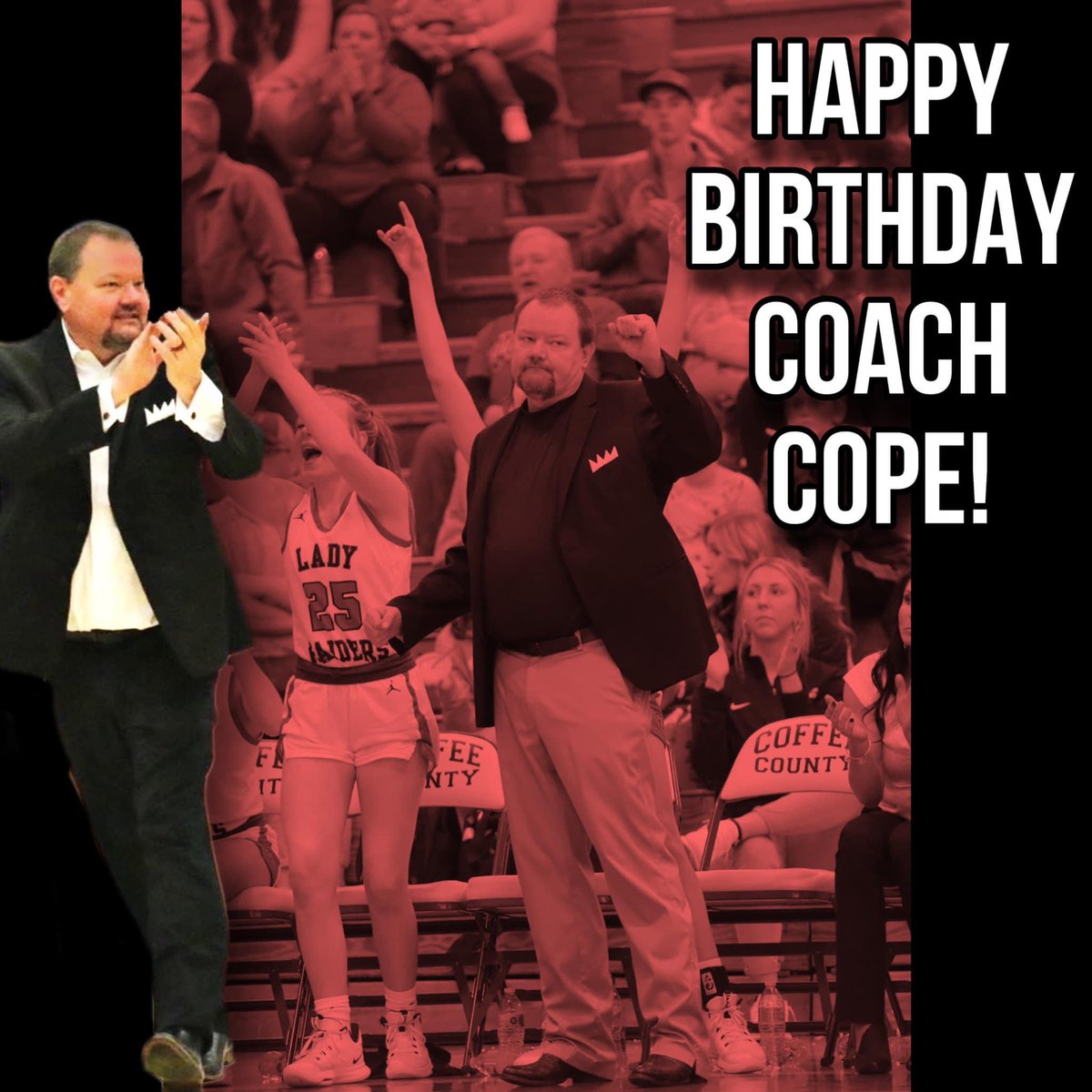 Join Thunder Radio in wishing @CClady_raiders and CHS Tennis Coach Joe Pat Cope a very Happy Birthday! 🥳🎉🎈