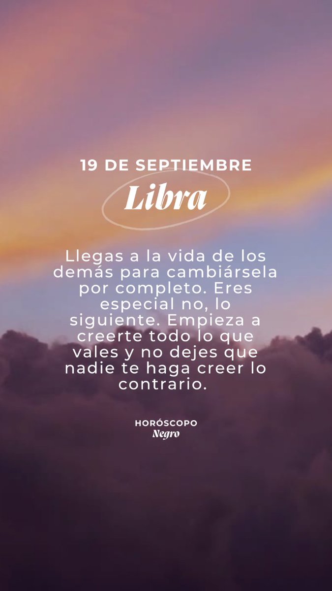 libra_hn's tweet photo. El horóscopo diario del 19 de septiembre para Libra 🔮♎️ #horoscoponegro #horoscopodiario https://t.co/kKCoyikoKv