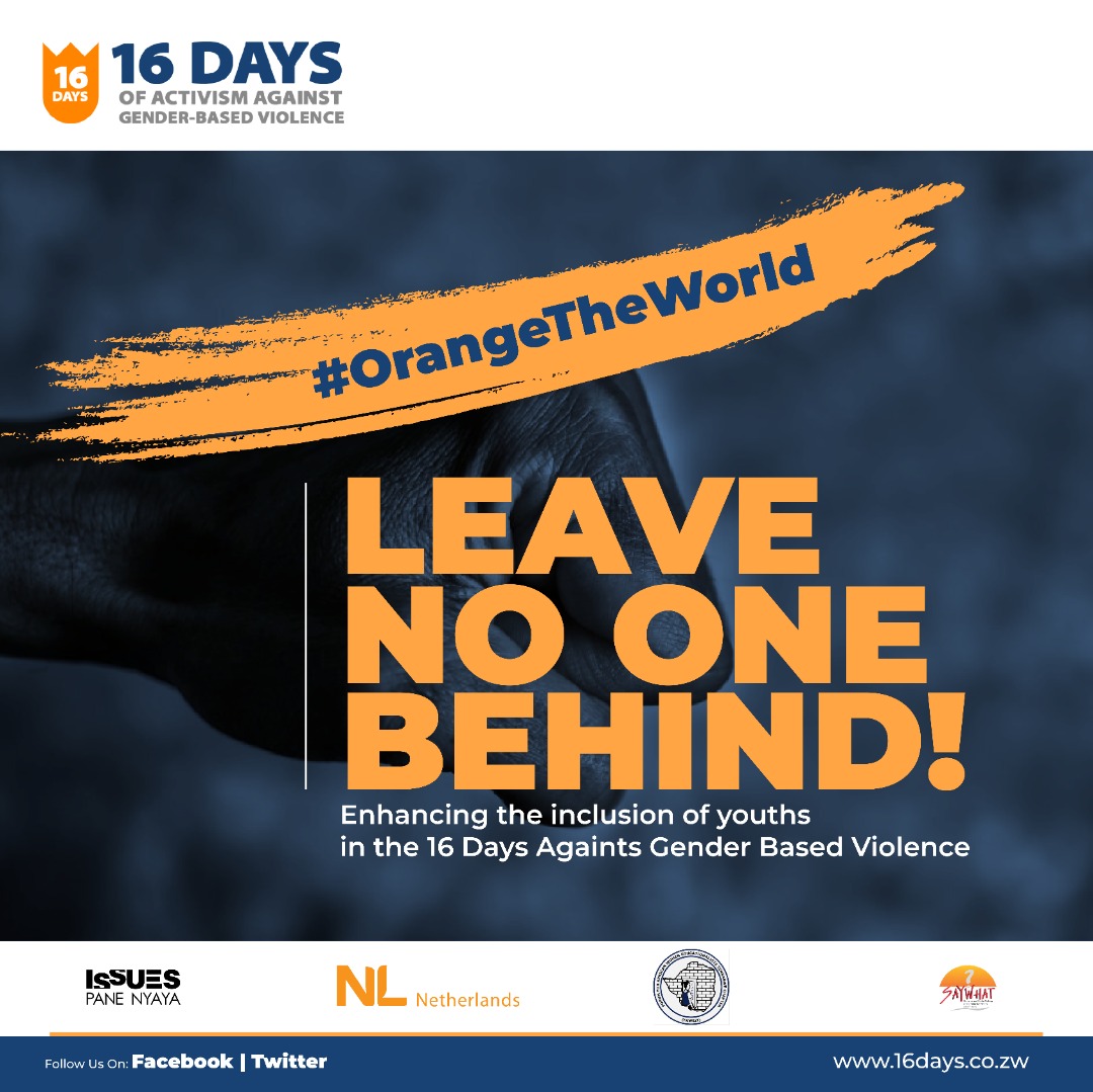 16DaysofGBVzim (@16daysgbvzw) on Twitter photo Nominations are coming in!🇿🇼
Have you nominated a youth #GenderChampion age 16-30 making #Zimbabwe better for girls & women?
The final 16 will be celebrated during the #16Days & are eligible for training & financial support.
<a href="/16daysGBVZW/">16DaysofGBVzim</a> <a href="/NLinZimbabwe/">Dutch Embassy Harare 🇳🇱</a>
<a href="/IssuesPaneNyaya/">#PaneNyaya</a> Nominations are coming in!🇿🇼
Have you nominated a youth #GenderChampion age 16-30 making #Zimbabwe better for girls & women?
The final 16 will be celebrated during the #16Days & are eligible for training & financial support.
<a href="/16daysGBVZW/">16DaysofGBVzim</a> <a href="/NLinZimbabwe/">Dutch Embassy Harare 🇳🇱</a>
<a href="/IssuesPaneNyaya/">#PaneNyaya</a>