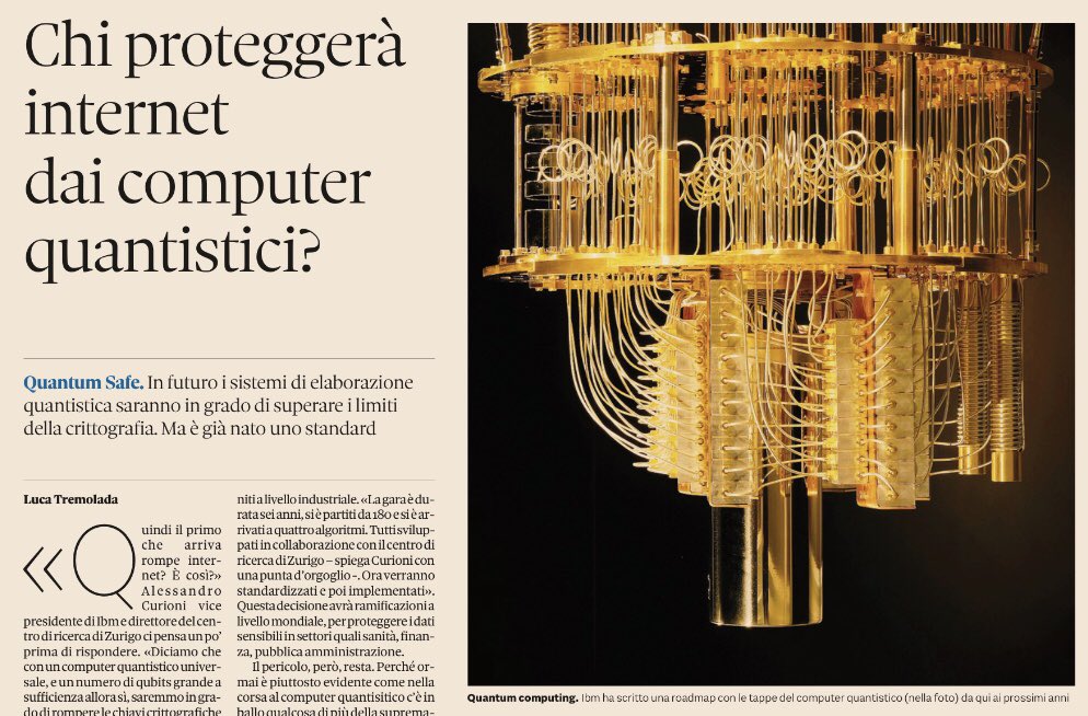 gdt62's tweet photo. #internet e #quantumcomputing by @lucatremolada via @sole24ore https://t.co/9PNgr2x6qb