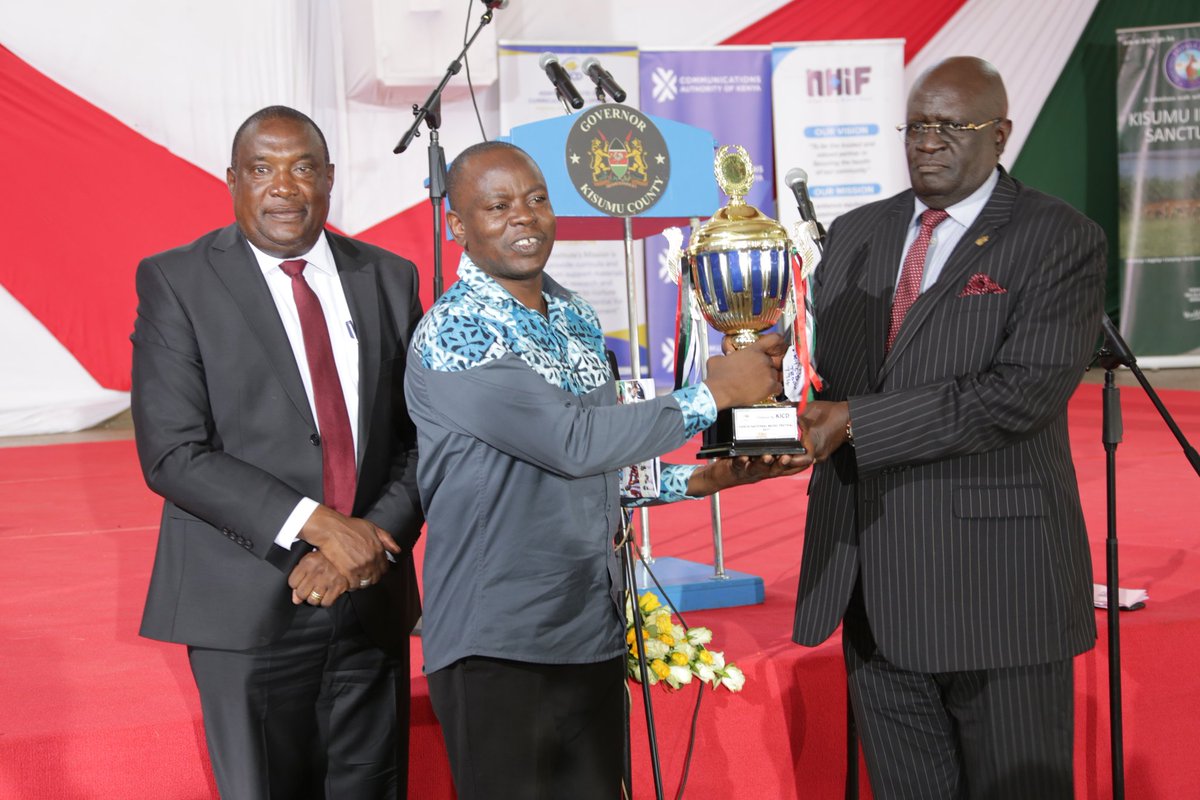 EduMinKenya's tweet photo. In his address in the event the CS  challenged the Executive Committee and partners to take Music to the next level. "It is time we commercialised our talent," The CS said. 
#EducationReforms https://t.co/1oiYH0LCdS