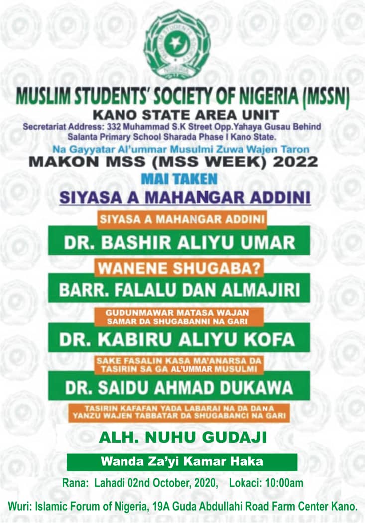 MSSN Kano State Area Unit (@mssnkano) on Twitter photo 