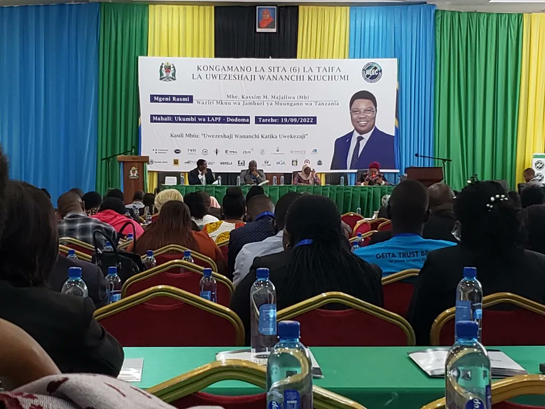 Kongamano la sita la Taifa la Uwezeshaji Wananchi Kiuchumi.
#Dodoma
<a href="/neec_uwezeshaji/">NEEC Tanzania</a>