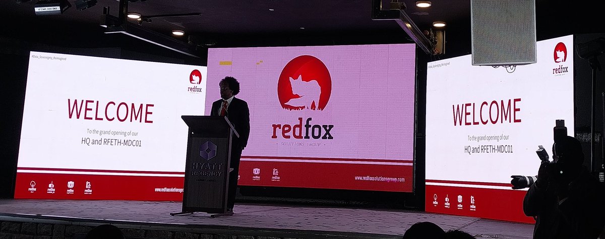 paziont's tweet photo. Happening now, the launch of  #RedFox modular data center, highly needed to augment and enable the #digitaltransformation agenda of #Ethiopia. At @Orbithealth_co
We are excited to move the digital health mission &amp; effort in Ethiopia in partnership with #RedFox  @MinistryofInno2 https://t.co/aZUwhI8djz
