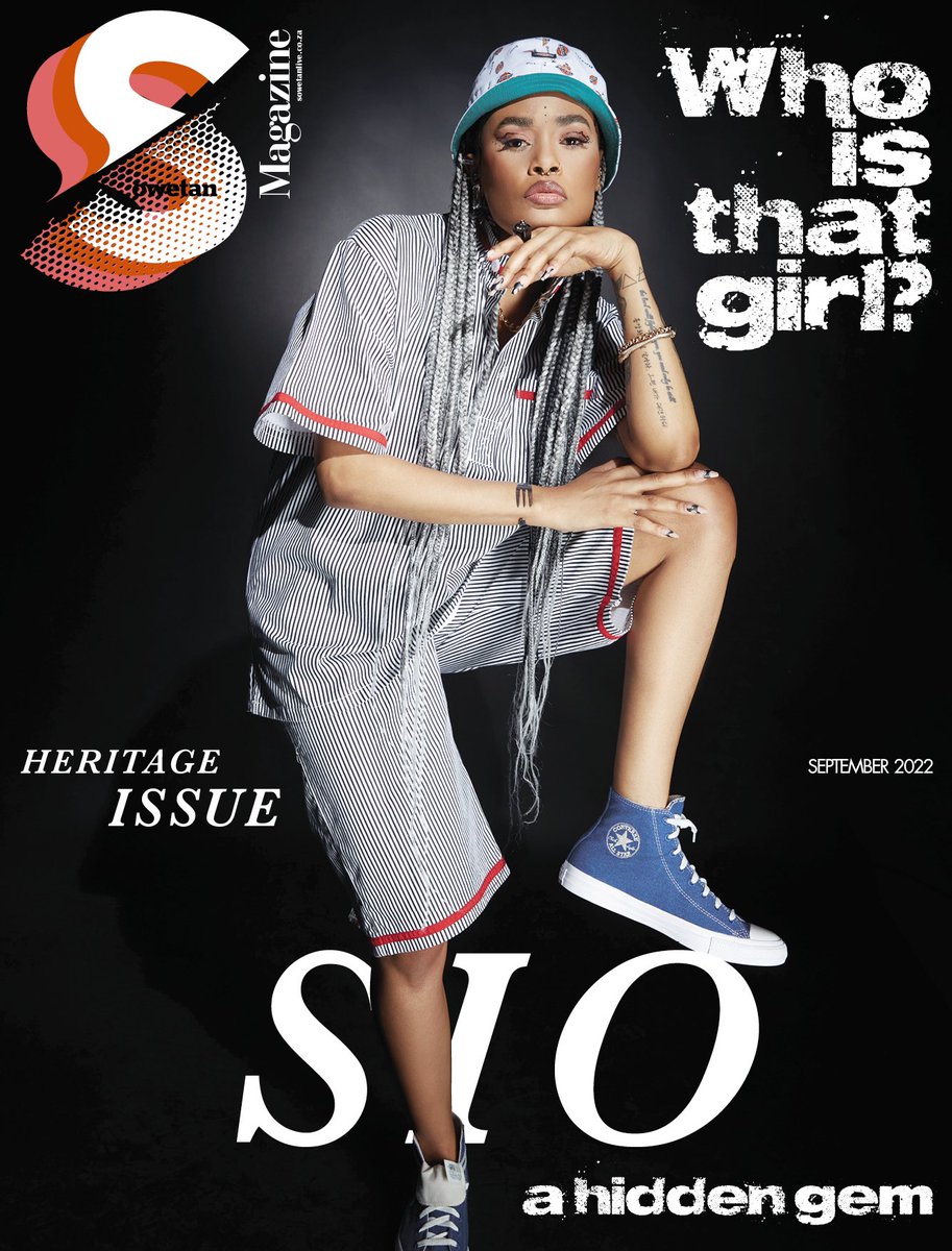 SowetanMag's tweet photo. Fresh from lighting up Spotify billboard in Times Square, New York, musician Sio fronts one of two covers (the other revealed tomorrow) of our annual #HeritageIssue. https://t.co/wOltPc8BTo