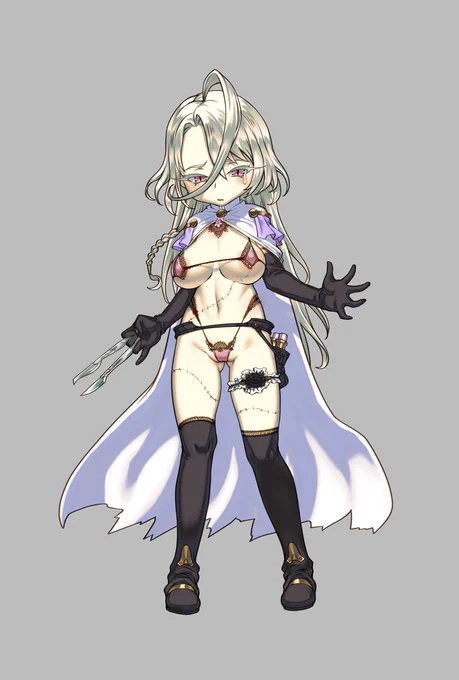 (天才)科学者 Dr.マリーゴールド
三姉妹の次女

大手兵器販売企業「黒水晶」に雇われた研究員だった
彼女の研究上の行動があまりにも乱暴だったのでクビになった
自分の趣味と研究以外のことはほったらかしにする

※イラストはカイエダヒロシ先生( @kaieda_h )に製作して頂きました 