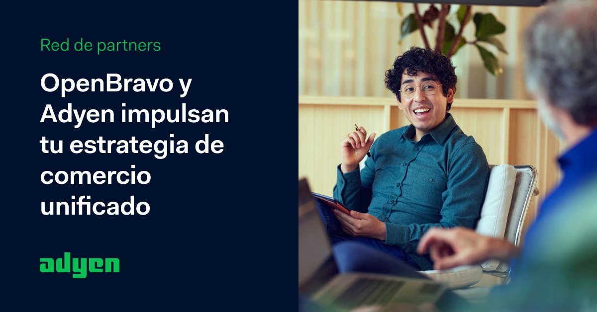 adyen_es's tweet photo. ¿Quieres impulsar tu estrategia de #comerciounificado? 👇🏼
Uniendo la plataforma de @Openbravo_Spa a nuestra tecnología lo hacemos posible ✅ ¡Encantados de trabajar con ellos! Más info aquí: https://t.co/corFhM8N6k
#reddepartners https://t.co/lyDpVyIK8T