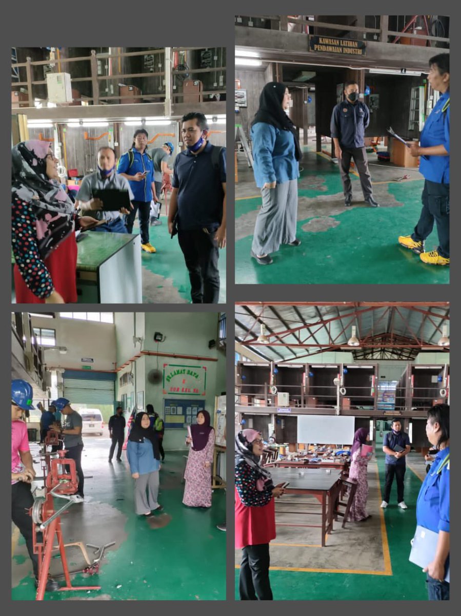 ikbnwt2018's tweet photo. 22 Ogos 2022 |Isnin- IKBN Wakaf Tapai ~Seramai 5 orang pegawai SIRIM telah hadir ke IKBN Wakaf Tapai bermula pada 21 Ogos 2022,  bagi menjalankan pemeriksaan dan penilaian keadaan semasa bagi semua peralatan latihan yang terdapat di semua bengkel https://t.co/dT0BCrCitv