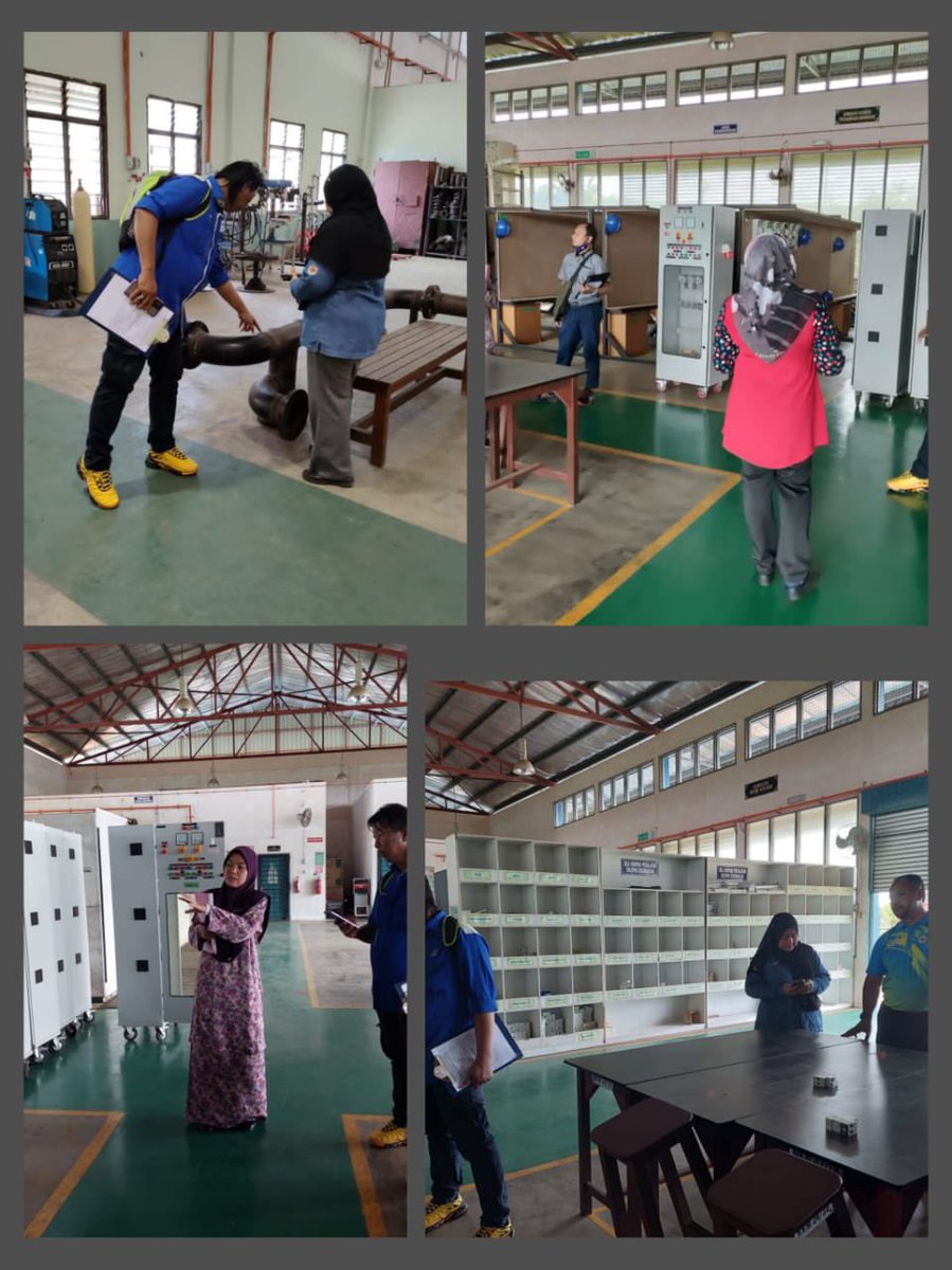 ikbnwt2018's tweet photo. 22 Ogos 2022 |Isnin- IKBN Wakaf Tapai ~Seramai 5 orang pegawai SIRIM telah hadir ke IKBN Wakaf Tapai bermula pada 21 Ogos 2022,  bagi menjalankan pemeriksaan dan penilaian keadaan semasa bagi semua peralatan latihan yang terdapat di semua bengkel https://t.co/dT0BCrCitv