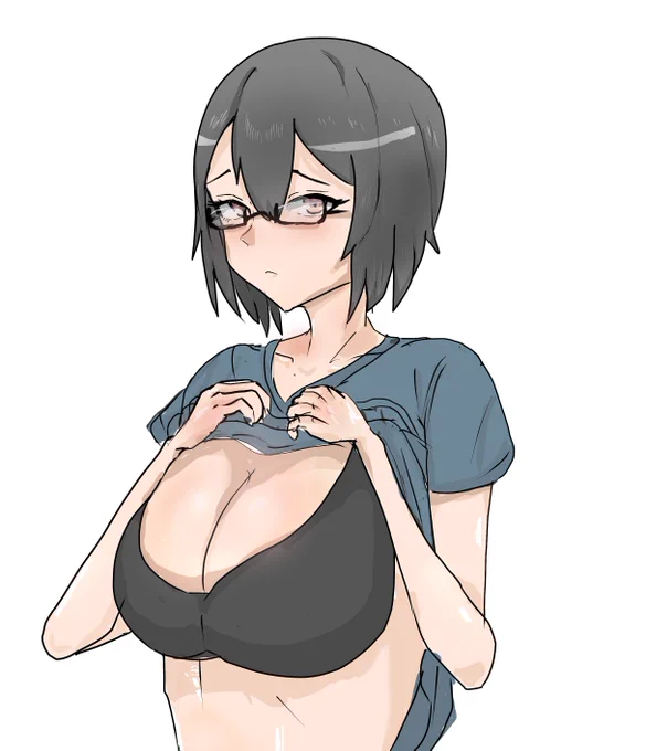 シャツたくしあげ 