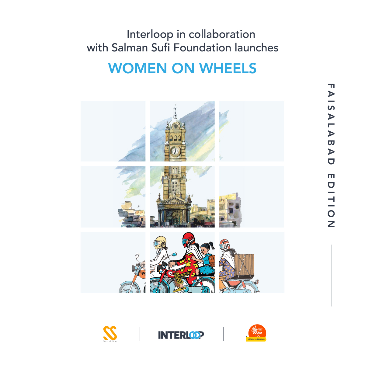 InterloopLtd's tweet photo. TODAY IS THE DAY!
We are overjoyed to share that the #WomenonWheels Faisalabad expansion with @FoundationSufi has finally begun🙌 @gcwufedupk 

Best of luck to the 2000 women trainees! #ApniSawariKhudMukhtari https://t.co/7QQJupLZBd
