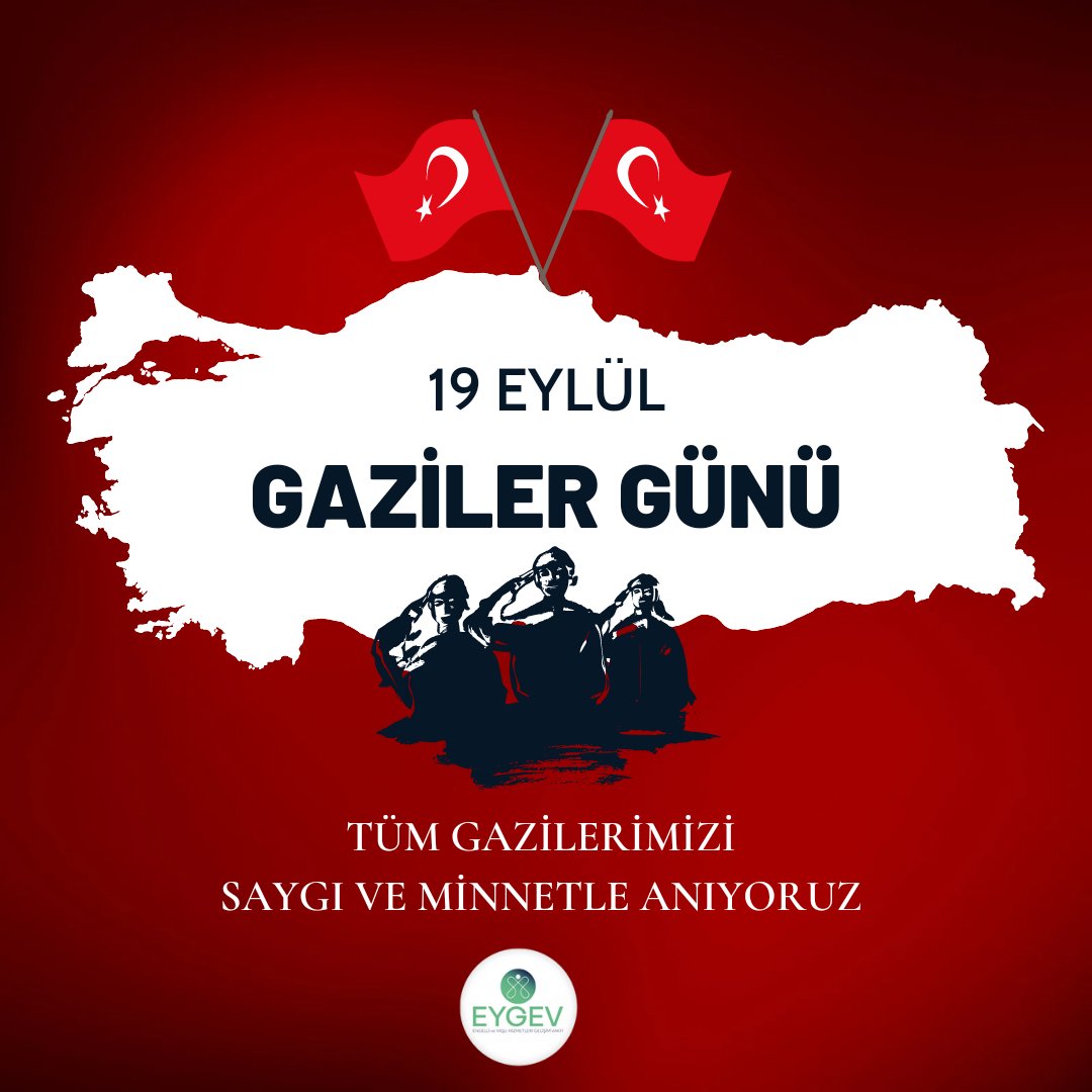 EYGEV_'s tweet photo. Kahraman gazilerimizin Gaziler Günü 'nü kutluyor, başta Gazi Mustafa Kemal Atatürk olmak üzere ebediyete intikal etmiş gazilerimizi saygı ve minnetle anıyoruz. 🇹🇷
🌐 https://t.co/T2mRgB5Qdc
#EngelliveYaşlıHizmetleriGelişimVakfı #EYGEV #19eylül #gazilergünü https://t.co/rqjRz99ipj