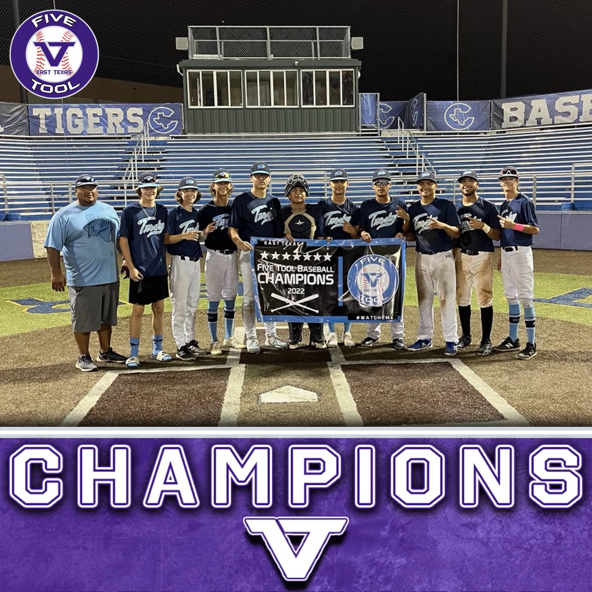 🏆 CHAMPIONS 🏆

Congrats to <a href="/Troskytexas/">Trosky Texas Baseball</a> Maldonado 18U on winning the 17/18U Division Championship at the <a href="/FiveTool/">Five Tool Baseball</a> East Texas Fall Navarro JC event.

#WatchEm