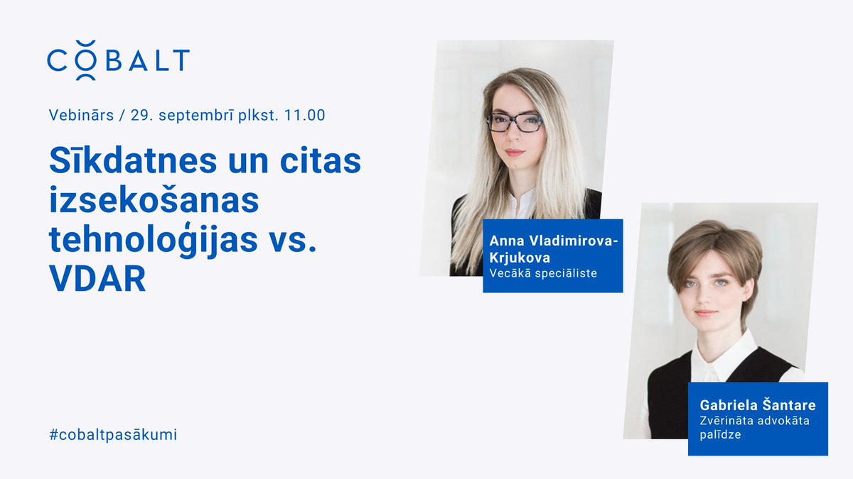 29.09. aicinām uz vebināru, lai runātu par sīkdatnēm un citām lietotāju izsekošanas tehnoloģijām tiešsaistē, kam pēdējā laikā īpašu uzmanību pievērsušas Datu aizsardzības iestādes Eiropas Savienībā, tostarp Latvijā. Plašāka informācija un pieteikšanās: bit.ly/3qMdqlZ