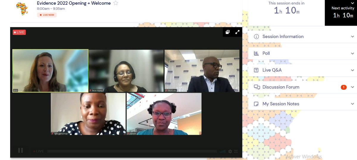 Africa_evidence's tweet photo. #EVIDENCE2022 DAY 1 | Engage with an expert panel; James Ngumo, Taryn Young, @velia_manyonga & @EliyaZulu in a conversation moderated by @BirteSnilstvet sharing reflections of the past decade in the #evidenceecosystem in #Africa.
Join here:https://t.co/xuO0U3eLXx https://t.co/kNWoCthzku
