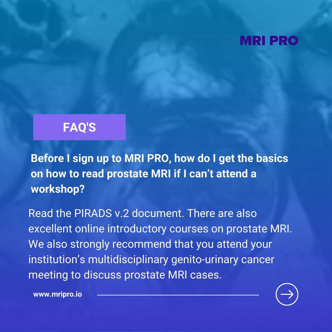 Our FAQ page can answer any questions that you may have.

Like this question! We are here to assist and help you learn more about prostate scans! 🤝

Learn MORE | mripro.io/faq

#MRIPRO