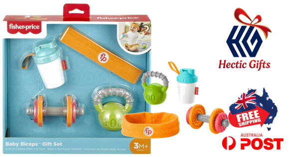 HecticGifts's tweet photo. Keep your baby fit and healthy with this cute Fisher-price Baby Biceps Fitness Activity Set!
https://t.co/88x4f3c3Gv
#New #HecticGifts #FisherPrice #BabyBiceps #Fitness #Infant #Babies #ActivitySet #Dumbbell #Kettlbell #Children #FreeShipping #AustraliaWide #FastShipping https://t.co/2gGXMYTWqa