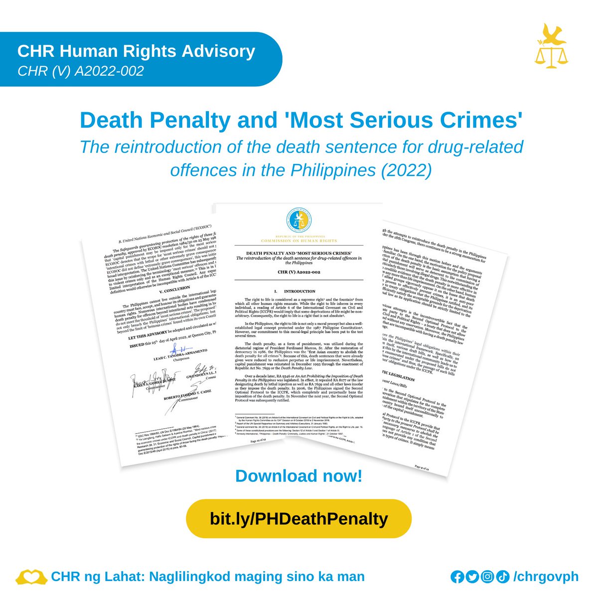CHR Philippines on Twitter "The Philippines cannot live outside the