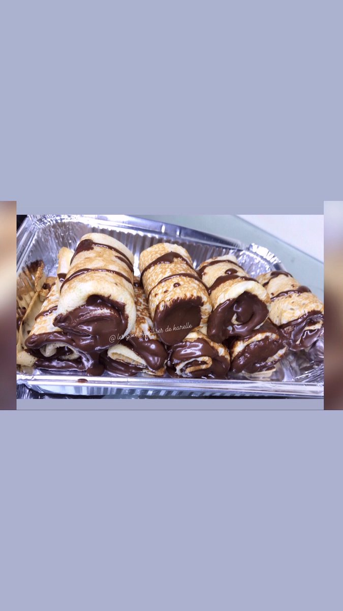 ka_relle's tweet photo. @Eexpo4 Essaye un peu les crêpes 🥞 au chocolat 🍫 
10 crêpes à 2000fr 
DM pour vos commandes 
Livraison à vos frais 🚚
Yaoundé 🇨🇲 https://t.co/98Ivy5D90Q