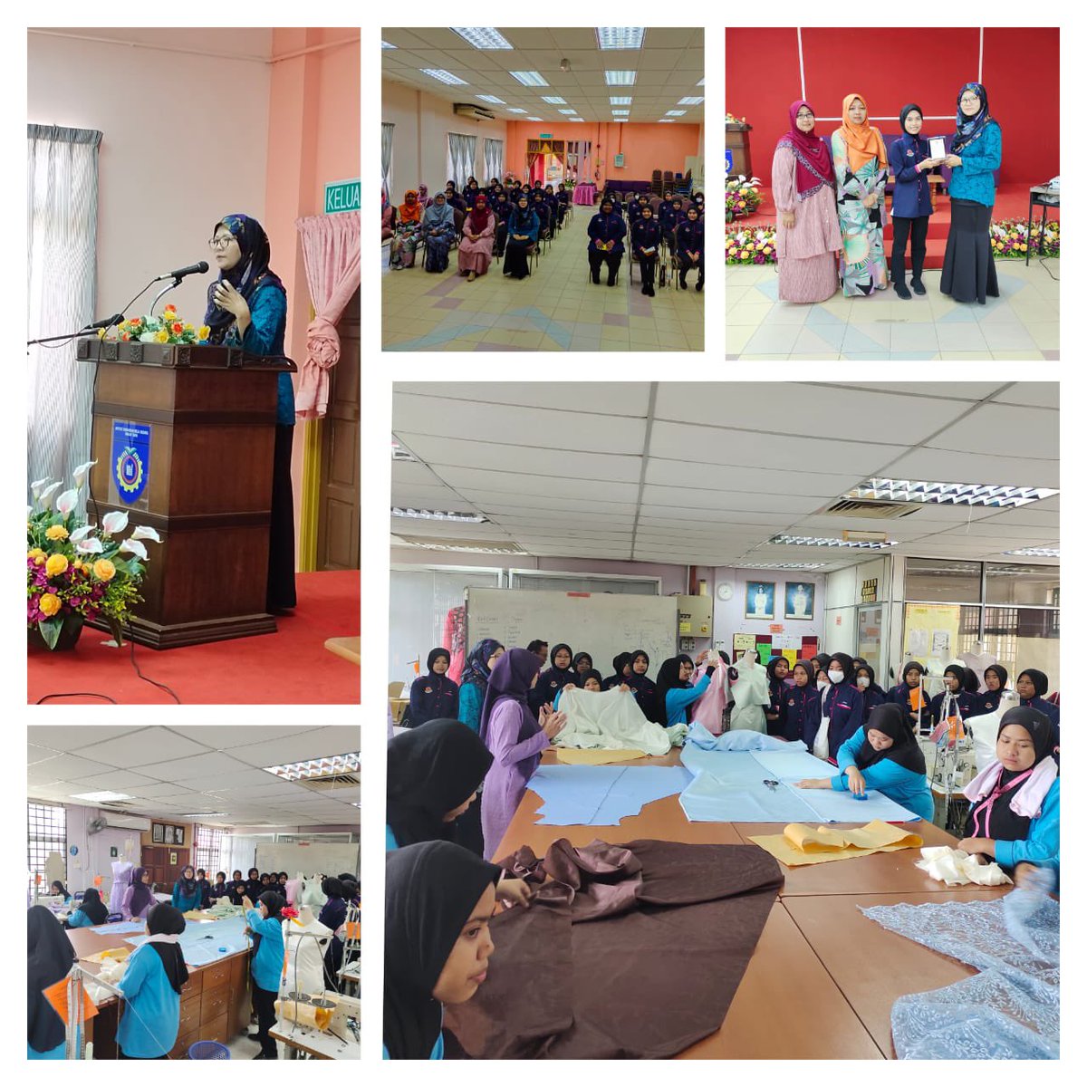 ikbnwt2018's tweet photo. *TAKLIMAT &amp; LAWATAN KE BENGKEL JAHITAN SEMPENA LAWATAN SAMBIL BELAJAR SMK CHALOK, SETIU*

📆 14 SEPT 2022 (RABU)
🕐 9.00 PAGI HINGGA 11.00 PAGI
🏢 IKBN WAKAF TAPAI, TERENGGANU https://t.co/D6dGTfKcOd
