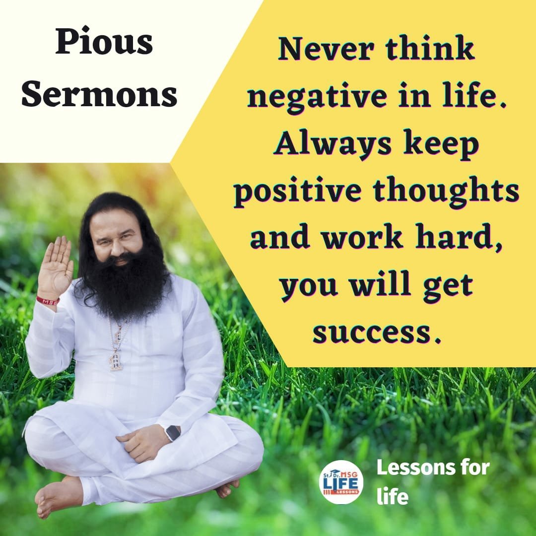NeeruGa54617814's tweet image. In today&apos;s time, anxiety, stress, negative thoughts have made a person unhappy, due to which diseases like depression have become common.  Saint Gurmeet Ram Rahim Ji says that make meditation a part of your daily routine and lead a tension free life. #KeyToFightDepression
