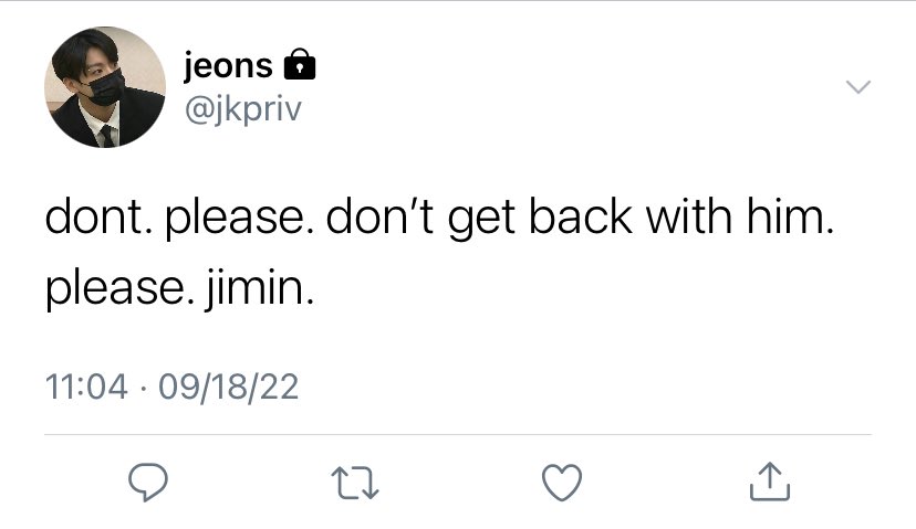 jikookluvers's tweet photo. love is (not) easy — #jikookau 

jungkook helps jimin get over with his ex despite the fact that he will get hurt by this situation. 

but what will he do if jimin wants to reconcile with his ex? 

will he give up or not? https://t.co/h2iy0eEip5