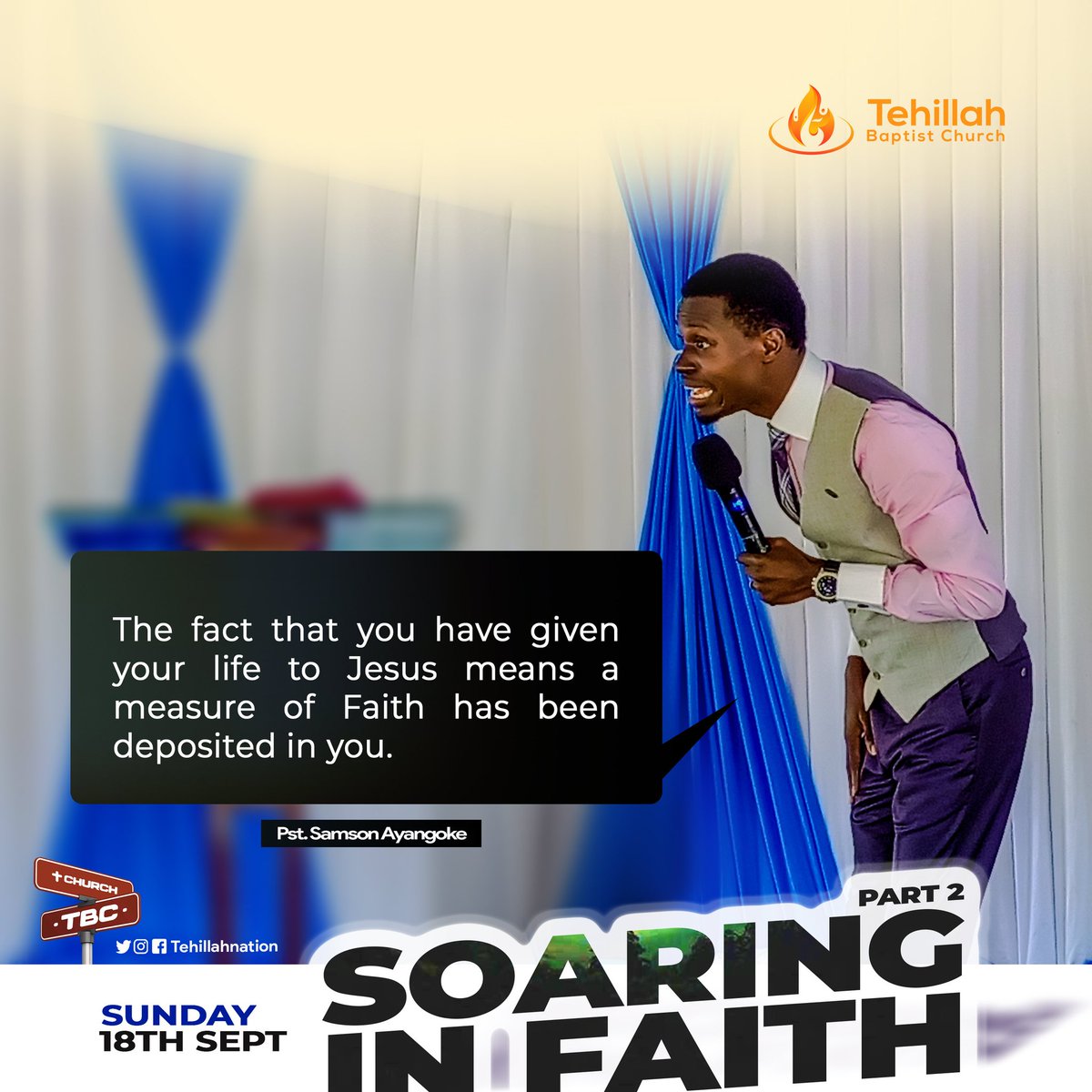 TehillahNation's tweet photo. Few excerpts from yesterday service

Download and listen to the full message via this link; https://t.co/zxiPjXB5Ct

#soaringinfaith
#faith
#tehillahnation 
#excerpts https://t.co/aRCZ8pa8M6