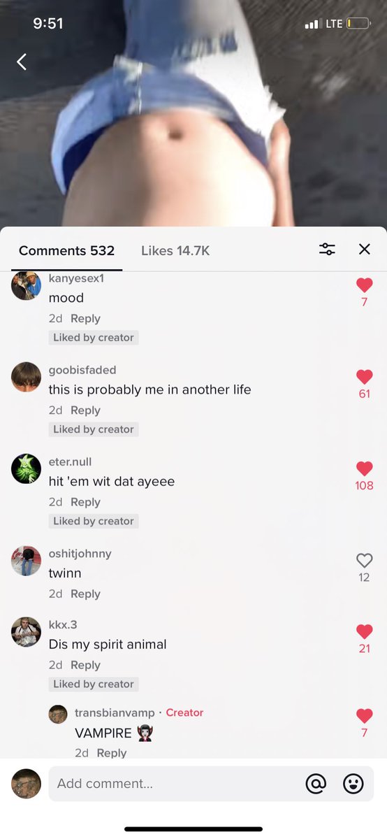 TraNsVampianCBD's tweet photo. MY TIK TOK COMMENTS šÊçTîØń! ❤️ -VVS https://t.co/gZRiMtLHnC