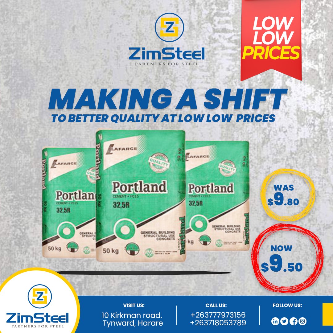 ZimSteel's tweet photo. Vaka kamwechete ne Zimsteel ! Your construction partner. 

Email: sales@zimsteel.co.zw
To download our brochure visit our website: www. https://t.co/igsSWuwlYq

 #zimsteel #partnersforsteel #monday #discover https://t.co/oeXRwsEEGY