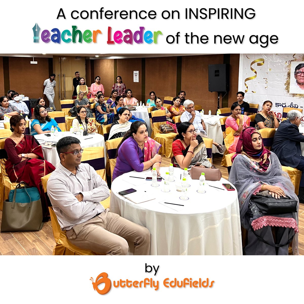 bflyfields's tweet photo. #INSPIRINGTEACHERLEADERS of new age was organized by #ButterflyEdufields as part of #TeachersDay.The Centenary of the great teacher Sri Changavalli Venkata Ramanaiah Garu. Smt.Karuna Vakati,IAS,Secretary of #education to Govt.of Telangana graced the occasion as Chief guest. https://t.co/XKqzwz3jAu