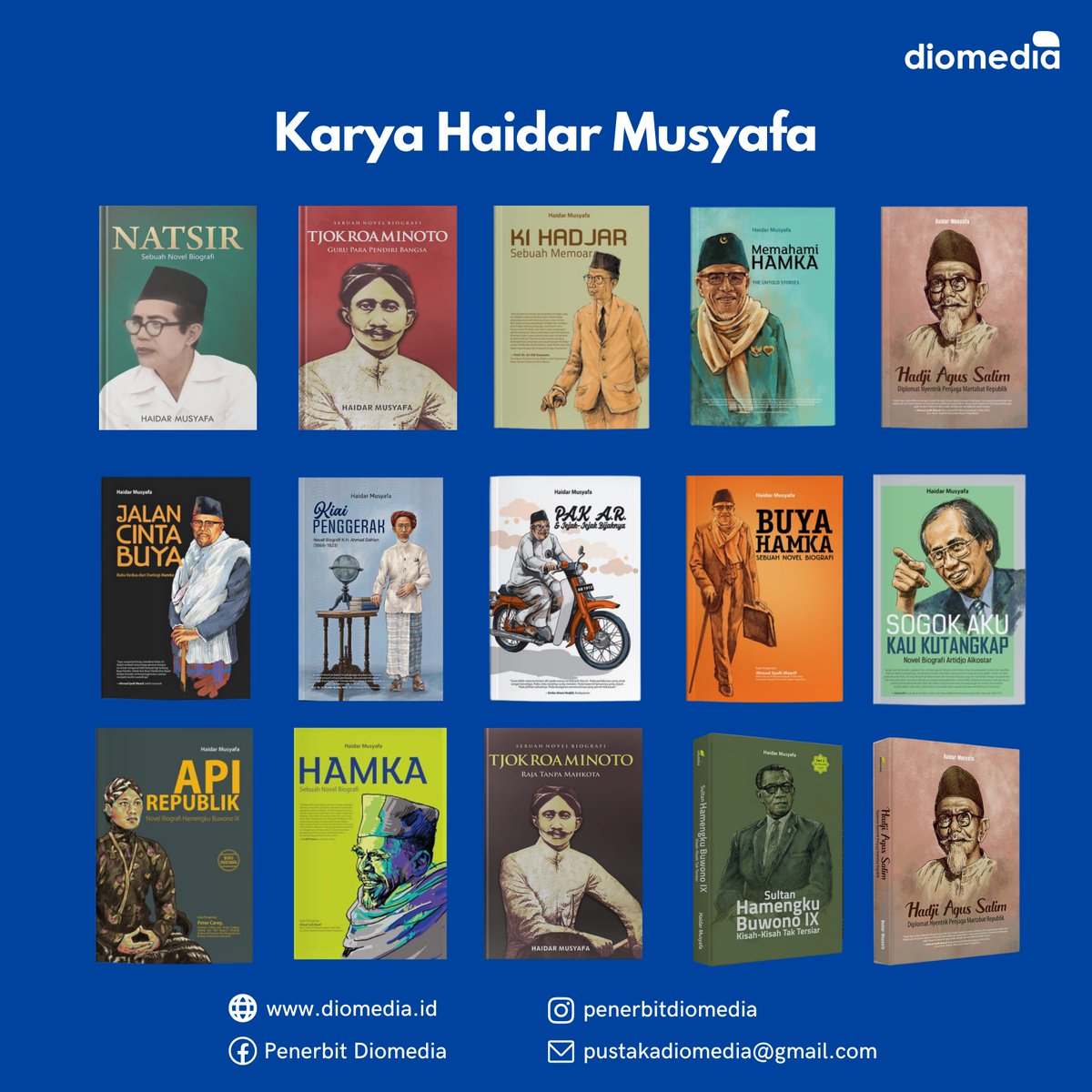 dio_media's tweet photo. Saatnya menulis sosok inspiratif bersama Haidar Musyafa https://t.co/l9AXuxu906