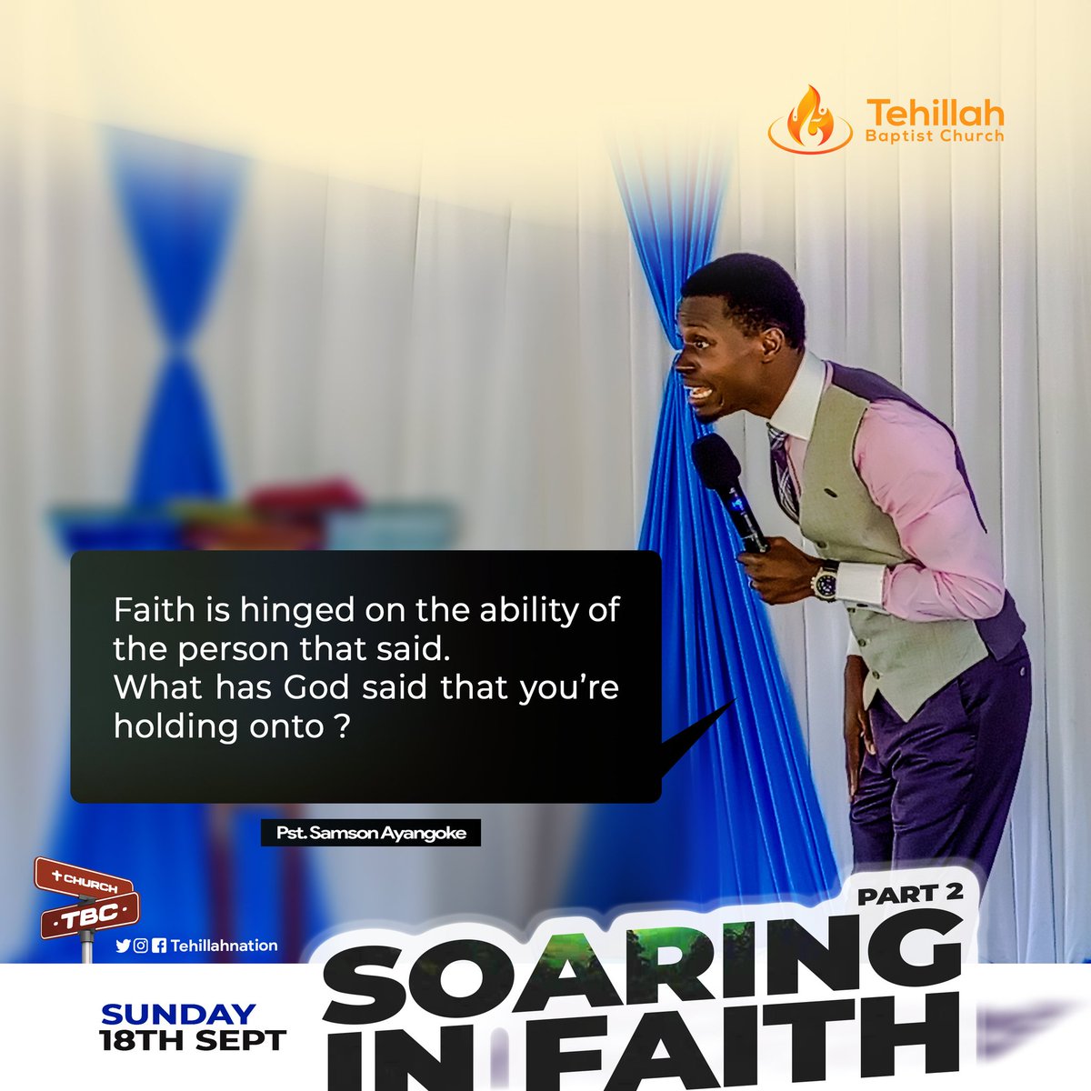 TehillahNation's tweet photo. Few excerpts from yesterday service

Download and listen to the full message via this link; https://t.co/zxiPjXB5Ct

#soaringinfaith
#faith
#tehillahnation 
#excerpts https://t.co/aRCZ8pa8M6