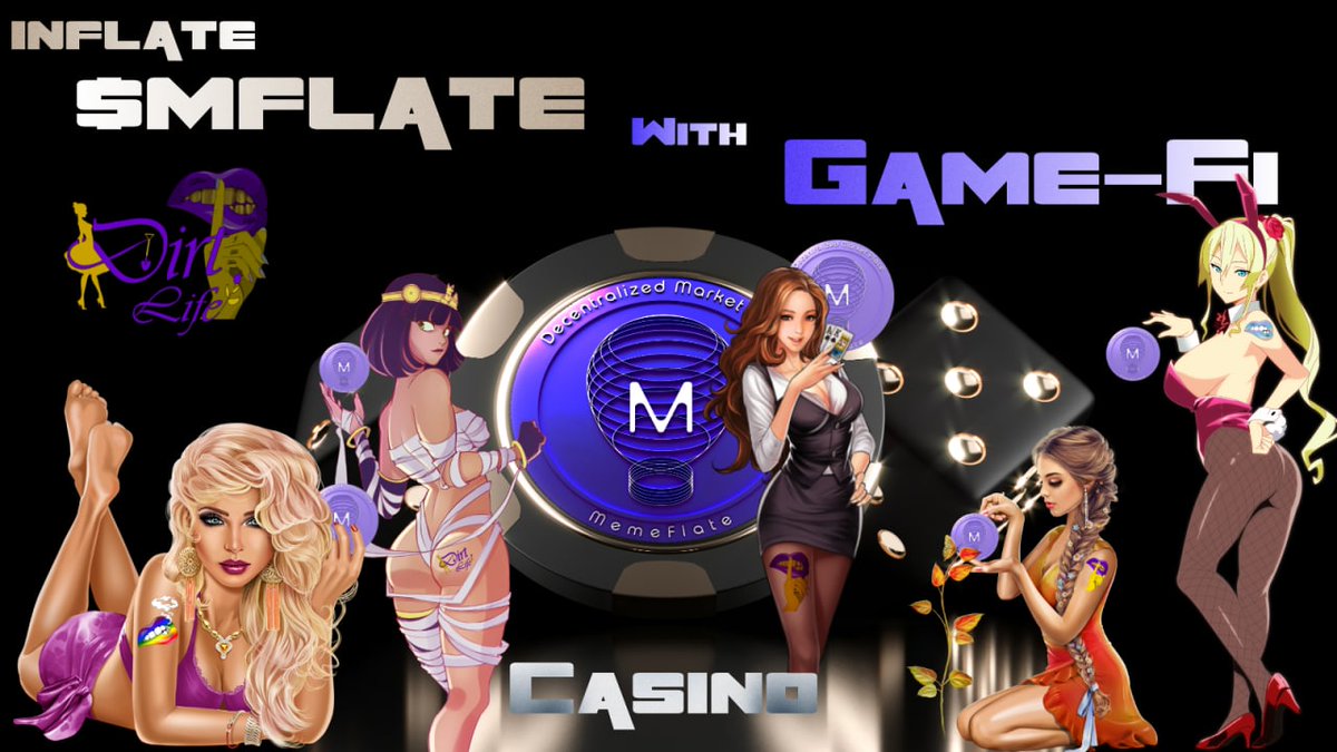 memeflate's tweet photo. MemeFlate will soon release its first #P2E #NFT #casino #game playable with the NFTs staking rewards tokens #DirtLife_TM and the native $MFLATE token #DoDirt #BecomeMFlateable
#MFlate_A_Bull https://t.co/PPptWketO1
