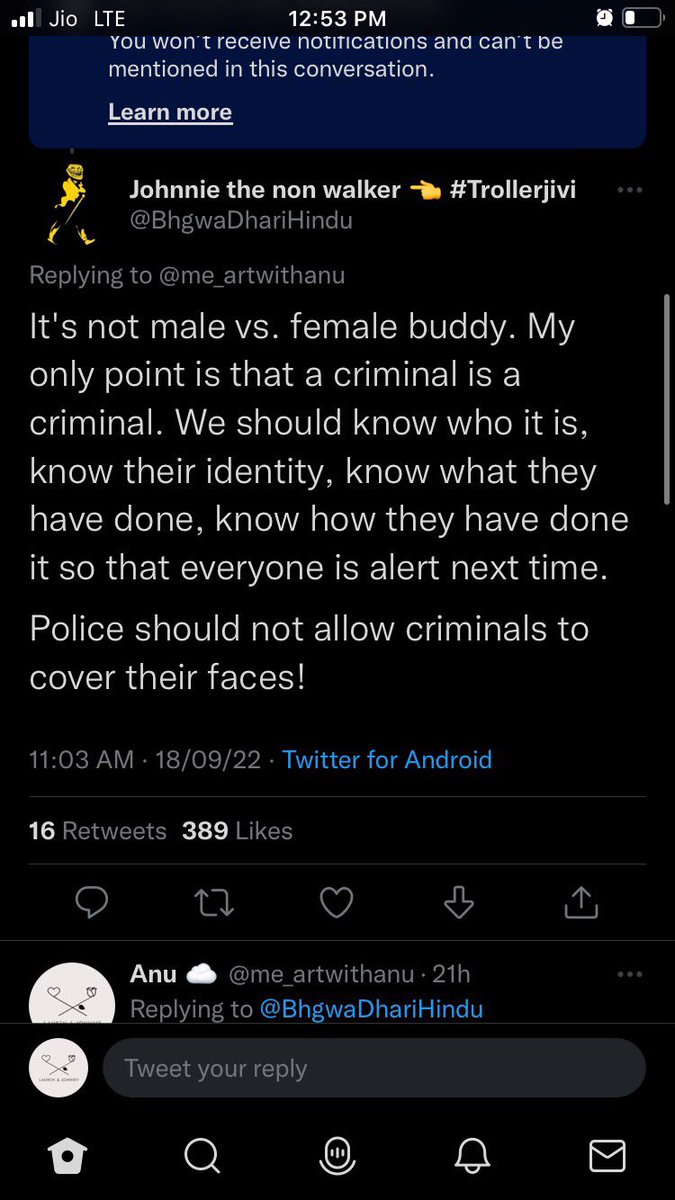 the_uselessking's tweet photo. @BhgwaDhariHindu kya bhai? Zyada he garmi chadi hai kya tujhe jo itni badi badi baate kar raha hai? Jo uss larki ne kiya woh galat tha par usne bola ke uske peeche aak larka bhi tha toh aisa toh bana mat ke agar ye cheez koi particular gender karta toh ais hota ya vaisa hota https://t.co/d5WF9kKhSl