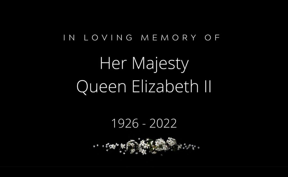 Sanondaf's tweet photo. At Sanondaf we want to pay respect for Her majesty the queen. Today we will commemorate her extraordinary life and service to the United Kingdom and the Commonwealth. https://t.co/g1b80Mlpt1