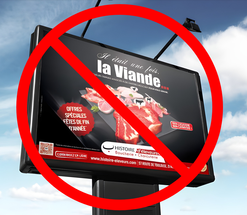 La ville d'Haarlem a décidé d'interdire les publicités promouvant la consommation de viandes. 

C'est une première en Europe.
