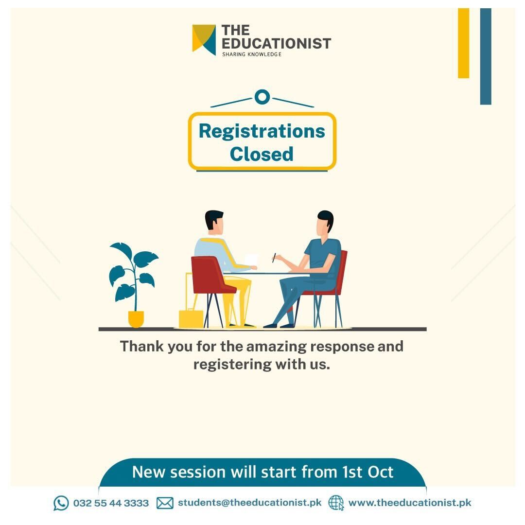atEducationist's tweet photo. We are truly humbled to announce that we are no longer taking students in our on-going session. 
New session will commence from October 1st, 2022! 
The Educationist, The right way forward ❤️
.

#frontenddeveloper #theeducationist #education #opportunity #newsession #startingsoon https://t.co/UknDoBI8IE