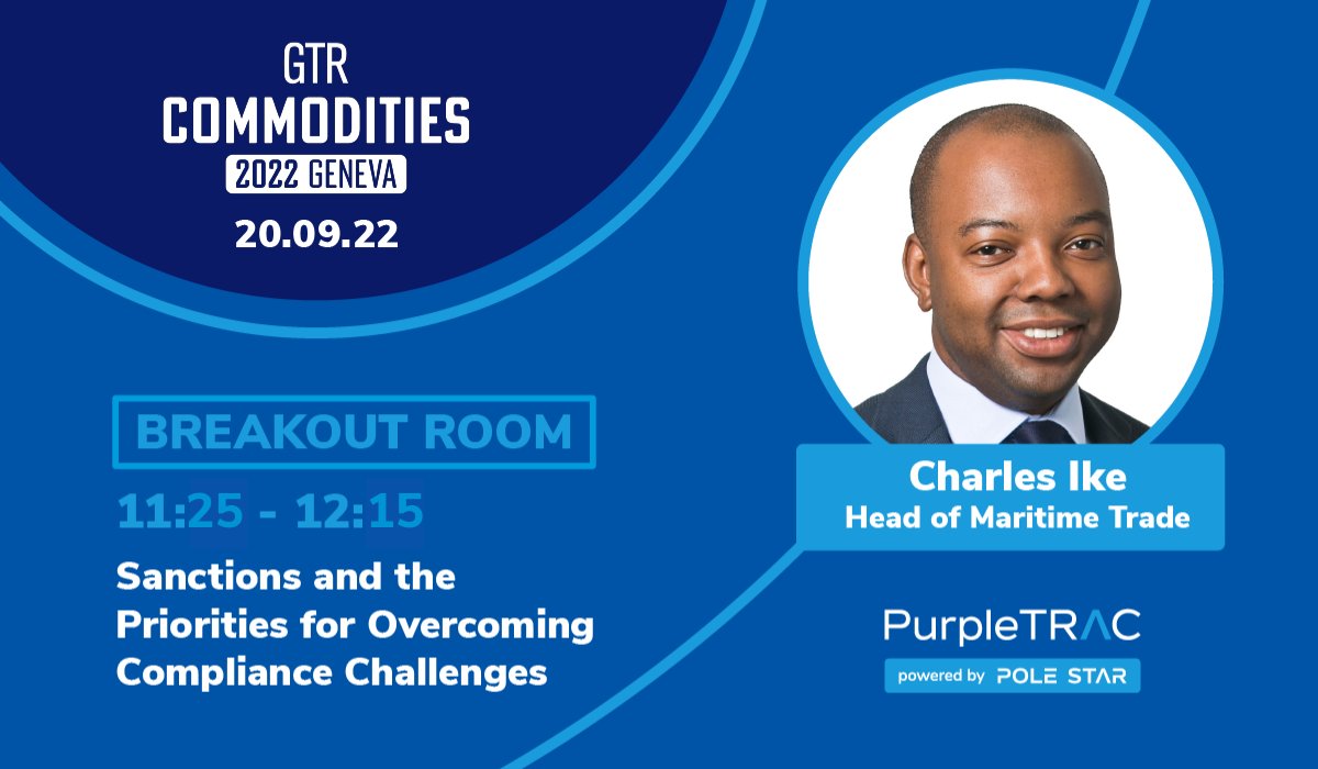 PoleStarGlobal's tweet photo. Join our Head of #Maritime #Trade, Charles Ike, and other industry experts at @gtreview #GTRCommodities tomorrow for a discussion on current #sanctions regulations and how #compliance barriers across #tradefinance can be overcome → https://t.co/dN2M1y5q7R