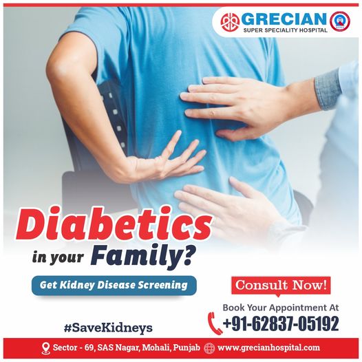 HospitalGrecian's tweet photo. 👉🏿 👉🏿 Diabetics in Your Family?
Get Kidney Disease Screening...
For Any Query or Make an Appointment, Call at + 91 62837 05192
#Grecian #GrecianMohali #GrecianHospital #Diabetes #Diabetics #KidneyScreening #KidneyHealth #KidneyDisease #Dialysis https://t.co/zUmE3zbgL8