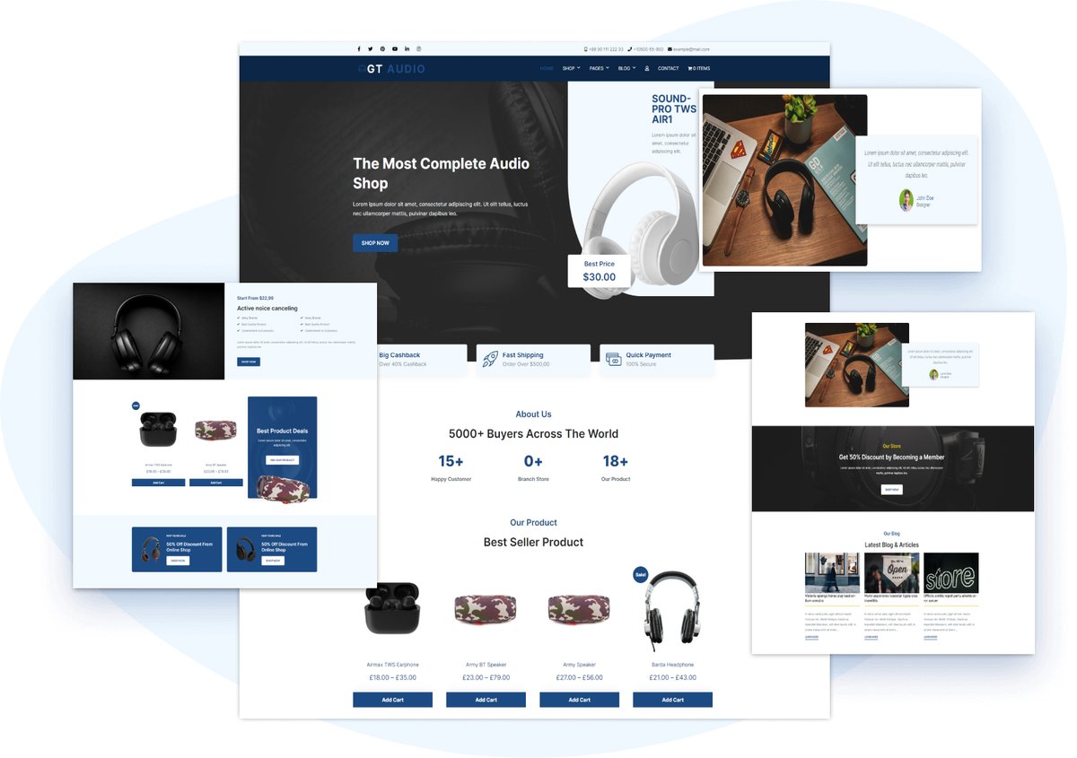 ThemesJust's tweet photo. Do you have an Audio Website? Create a professional audio website with GT Audio. This WordPress theme is easy-to-use for musicians and DJs who need a website for their band, music, podcast, or sound studio.  #Blog #CustomColors #CustomHeader #CustomLog

https://t.co/M2jkViseoj https://t.co/8frMwDmn4e