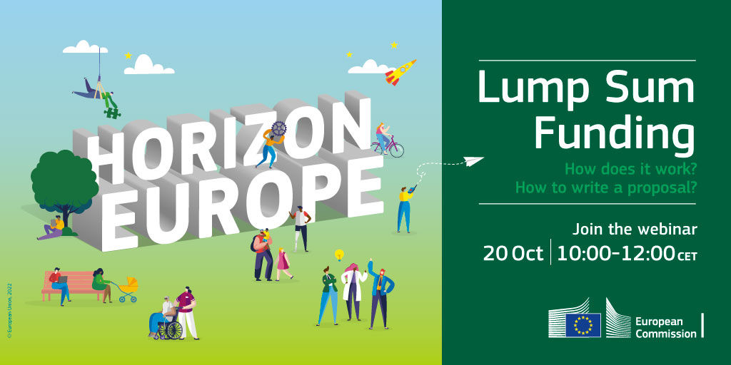 Lump Sum Funding in #HorizonEU🇪🇺: How does it work? How to write a proposal?

Looking for answers to these questions🤔- then attend a dedicated session on October 20!

📍Online
🗓️October 20, 10:00 - 12:00 AM
🔗europa.eu/!yQ7yWb