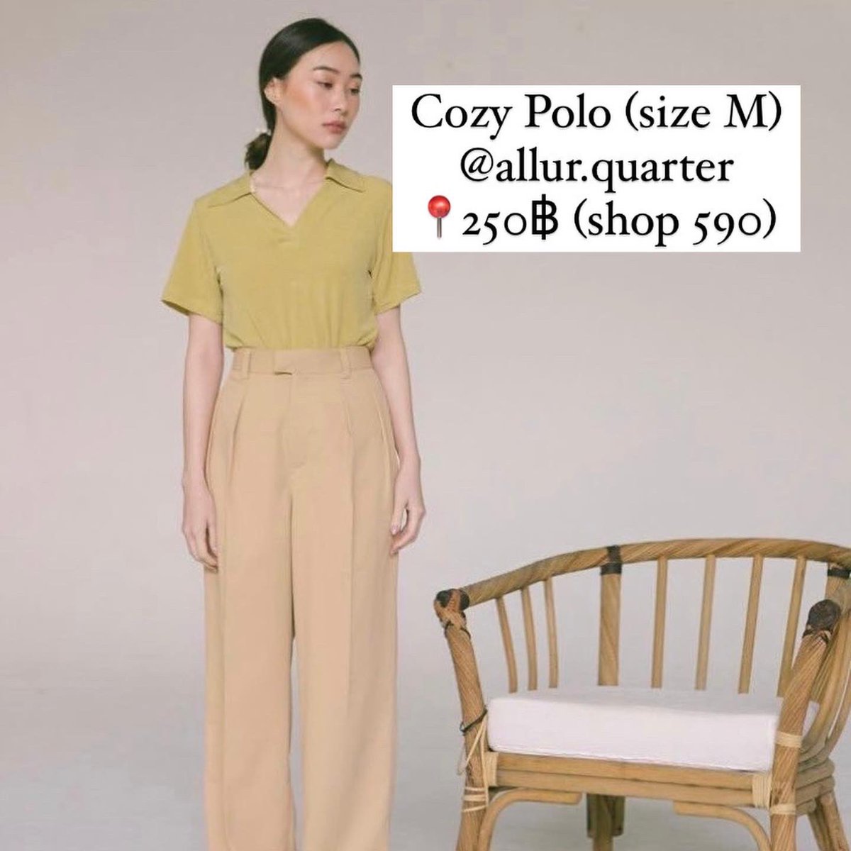 nothinghere_e's tweet photo. ส่งต่อ เสื้อ Cozy polo allur.quarter ไซส์ m อก34-36 ผ้านุ่มลื่นใส่สบาย ใส่แล้วดูเพรียวมากค่า ✨

🛒 ส่งต่อ 250 จาก 590 บาท
 ✳︎ สนใจ dm มาได้เลยค่าา 〰︎

#เสื้อผ้ามือสอง #ส่งต่อเสื้อผ้า #เสื้อผ้ามือสองราคาถูก #เสื้อผ้าม��อ2 #เสื้อมือสอง #tresfashion #allurquarter https://t.co/138pFTjgT3