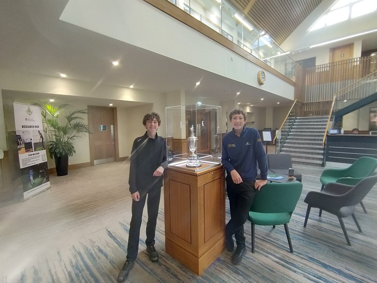 Aaron &amp; Oliver had fun playing <a href="/carnoustiegolf/">Carnoustie Golf Links</a> Buddon course for the Alfred Dunhill school championship