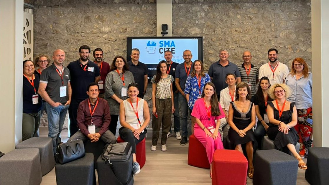 SMACITEPROJECT's tweet photo. We already had our first face-to-face meeting in #Patras
We continue working to boost the #technical and non-technical #skills and competences of #SmartCity technicians and engineers. 
Follow us in social media channels or website:
https://t.co/SLN1YvbXkF

Thank you @upatras! https://t.co/NCrnR3UgK0