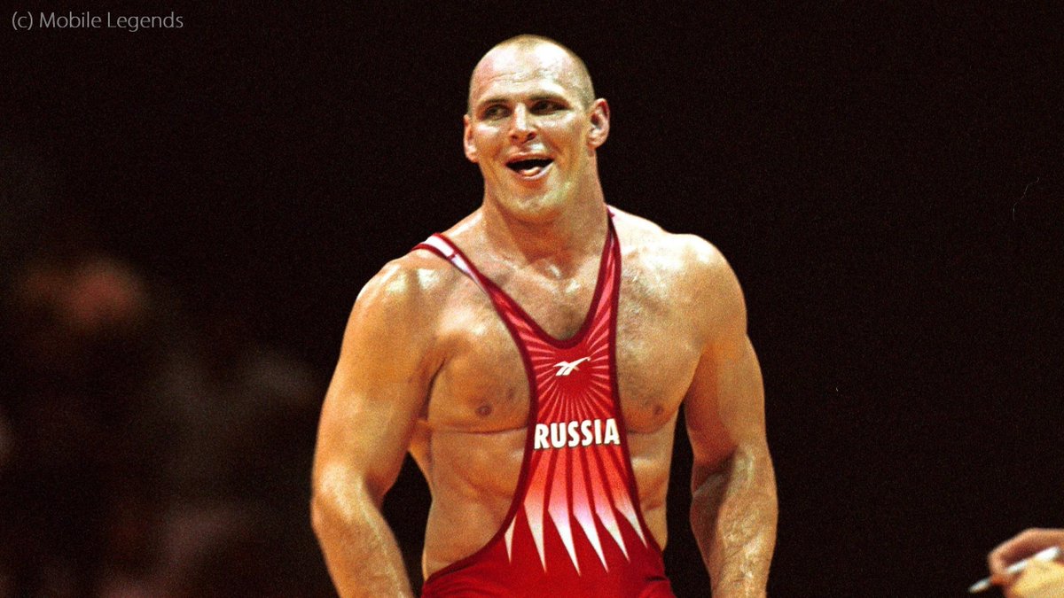 Russia's tweet photo. Alexander #Karelin aka "Russian Bear" turns 55 today!

💪 the greatest Greco-Roman wrestler of XX century
🏆 three-time Olympic Champion (1988, 1992, 1996)
🏅 9x World champion
🏅 12x European champion

Happy Birthday &amp; many happy returns of the day to the Legend! https://t.co/IsVIGKdhhf