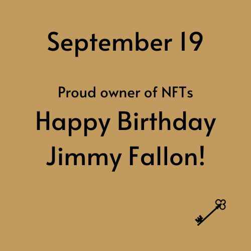 NostraProject's tweet photo. Proud owner of NFTs
Happy Birthday Jimmy Fallon!
Be the one to grab the Astral Key for your Birth Date now -> https://t.co/DeDSQzsMiC
#NostraProject #nfts #nftart #nftcommunity #nftcollector #cryptoart #art #ethereum #opensea #nftcollectors #blockchain https://t.co/EhSHsvCoTx