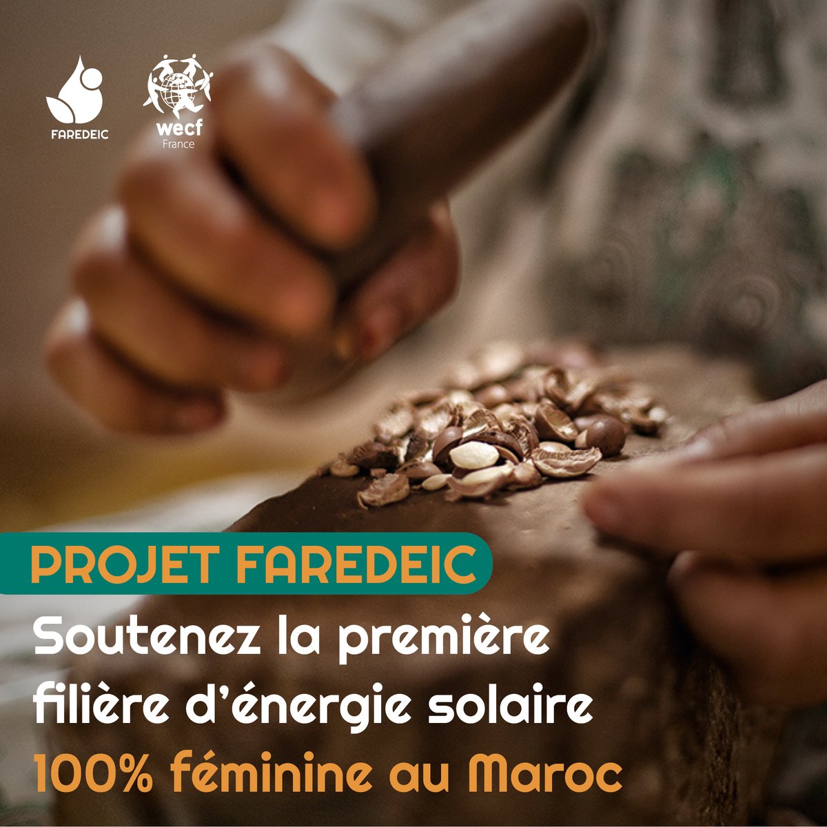 WECF_FR's tweet photo. Aidez-nous à financer notre #projet FAREDEIC
➡️pour soutenir la première filière d'#énergie solaire 100% féminine au Maroc
➡️ pour permettre aux femmes d'intégrer le domaine de l'énergie et de favoriser leur #autonomie
On compte sur vous👉https://t.co/rzTy5ZgH4i👈
@1percentftp_Fr https://t.co/9qsgl23OjX