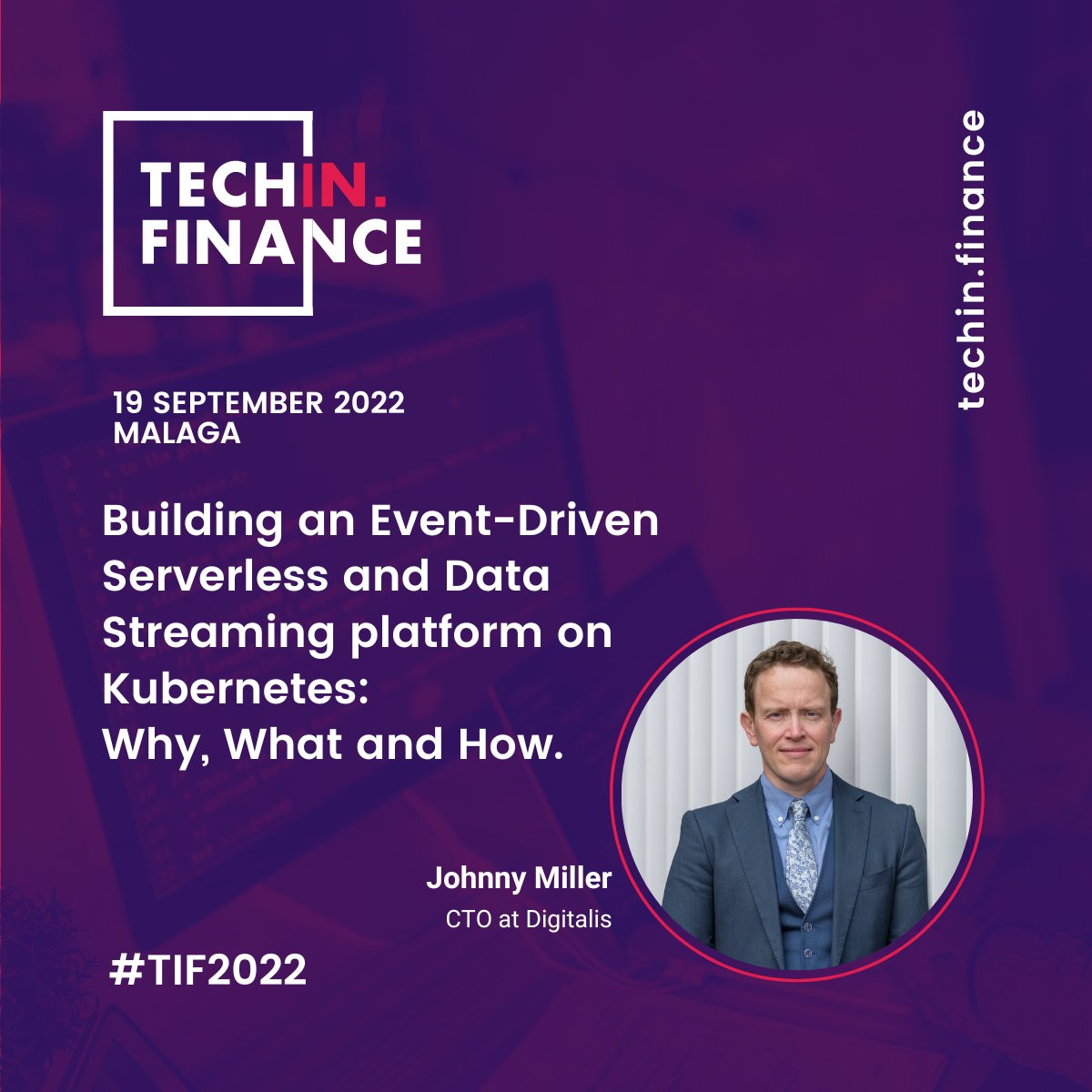 Welcome <a href="/CyanMiller/">Cyan Miller</a>, CTO at <a href="/digitalis_io/">digitalis.io</a>, introducing at Track 1 lessons from a real world project delivering a Kubernetes-first data-intensive platform #TIF2022